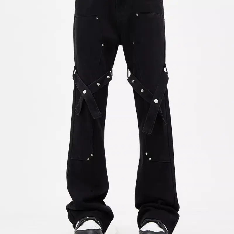 KLAMMKICKS Jeans Unisex Black-5