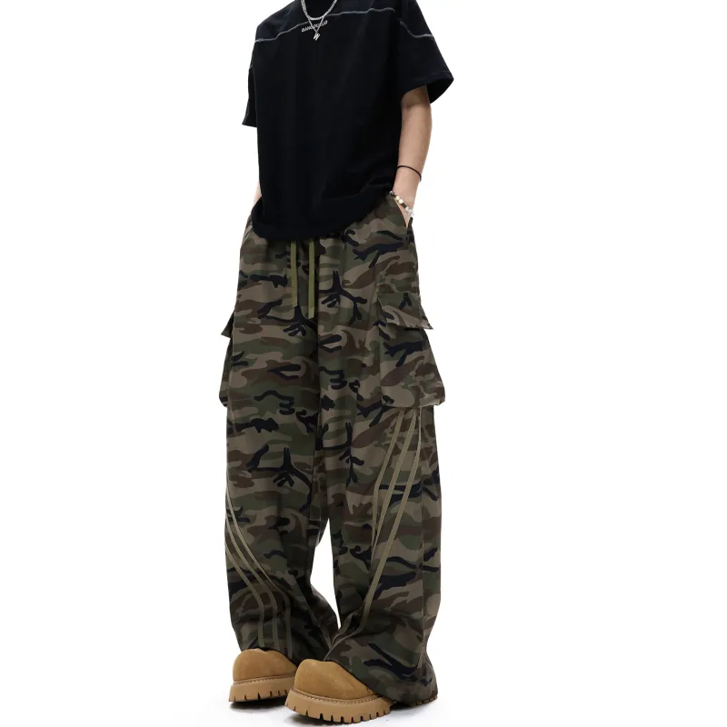 KLAMMKICKS Cargo Pants Unisex Camouflage-3