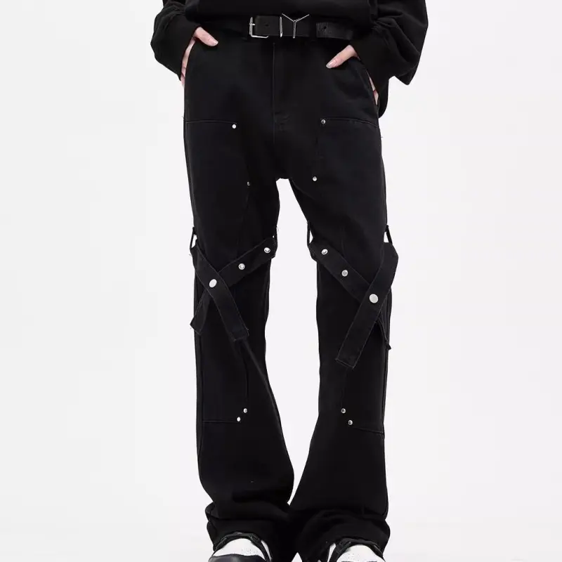 KLAMMKICKS Jeans Unisex Black-3