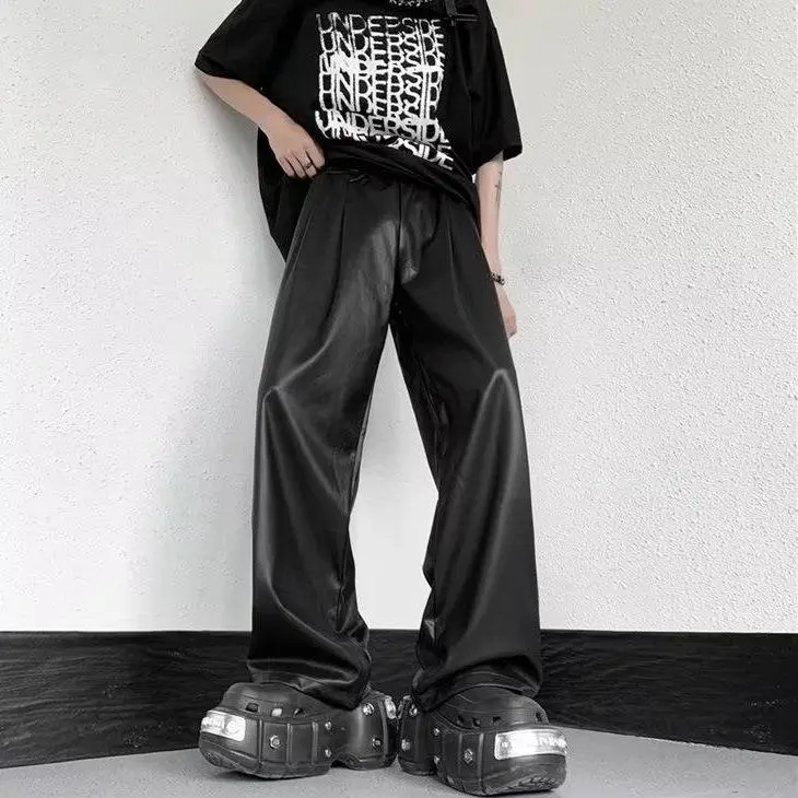 KLAMMKICKS Leather Pants Unisex Black-2