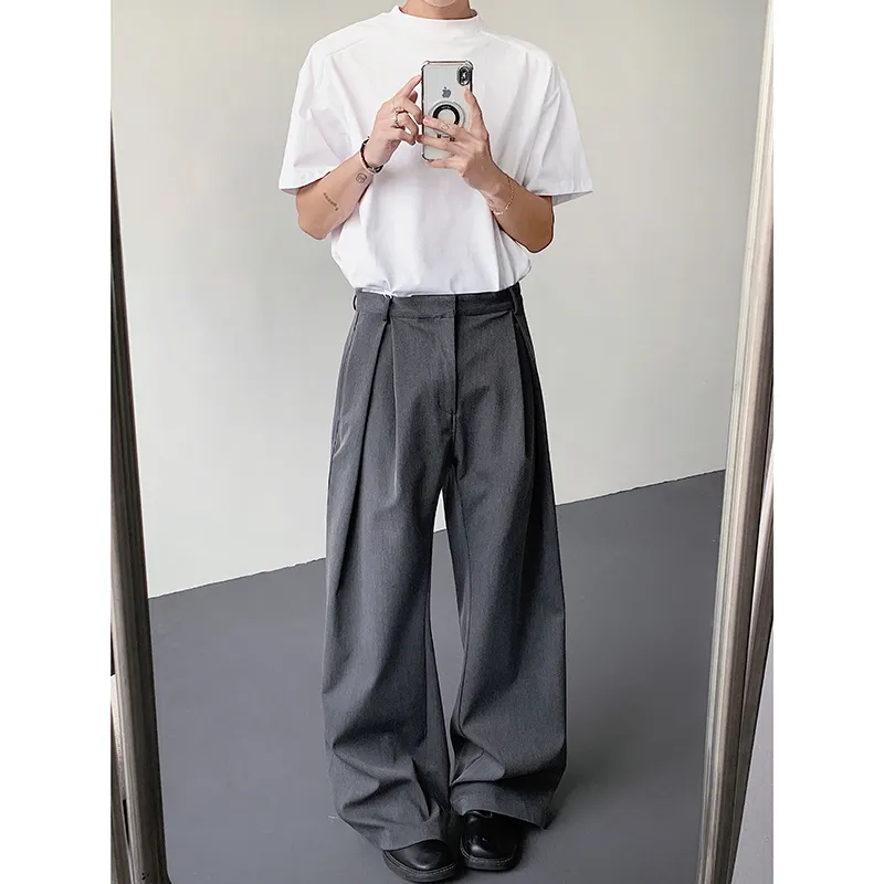 KLAMMKICKS Casual Pants Unisex Gray-3