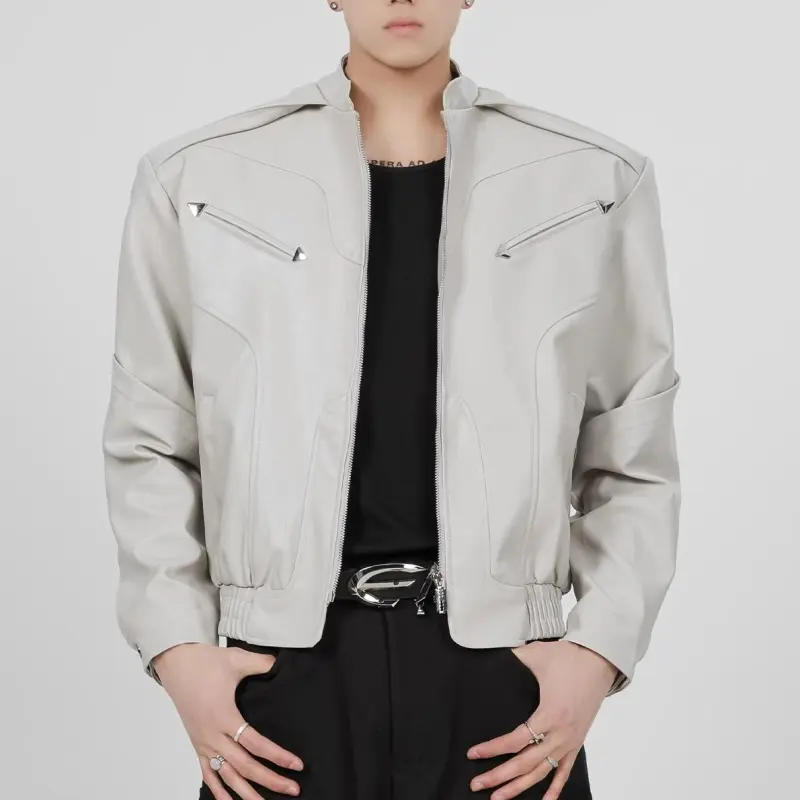 KLAMMKICKS Leather Jacket Unisex-5