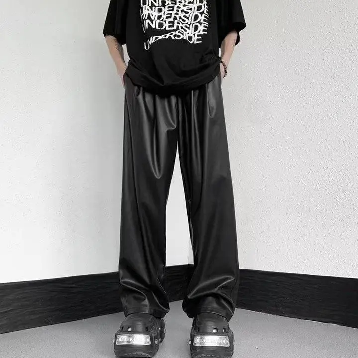 KLAMMKICKS Leather Pants Unisex Black-4