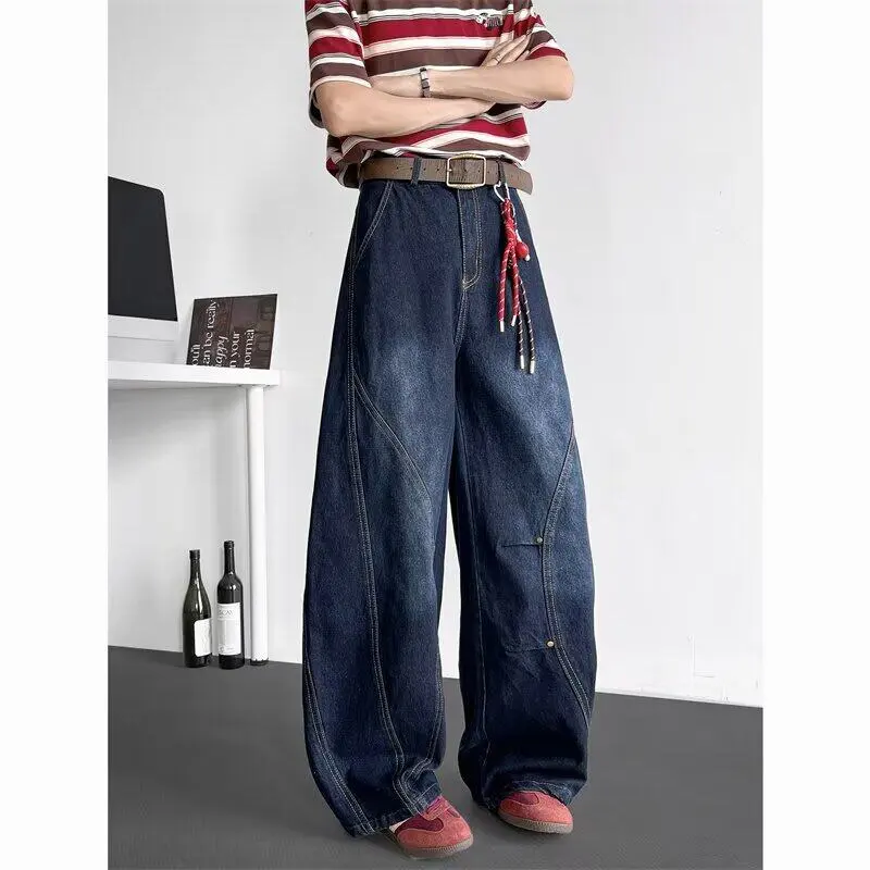 KLAMMKICKS Jeans Unisex Navy Blue-2