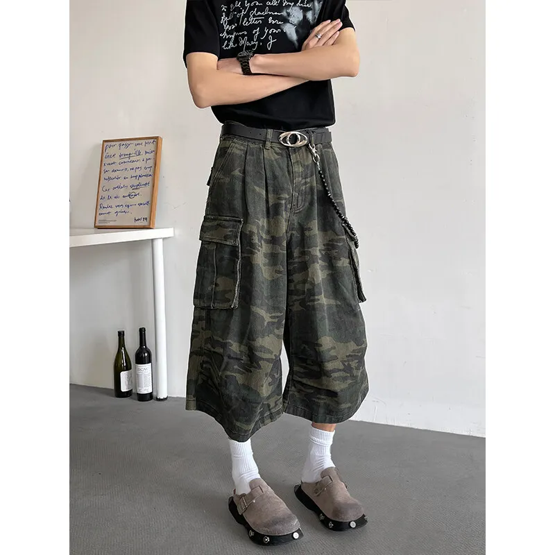 KLAMMKICKS Cargo Shorts Unisex Camouflage-4