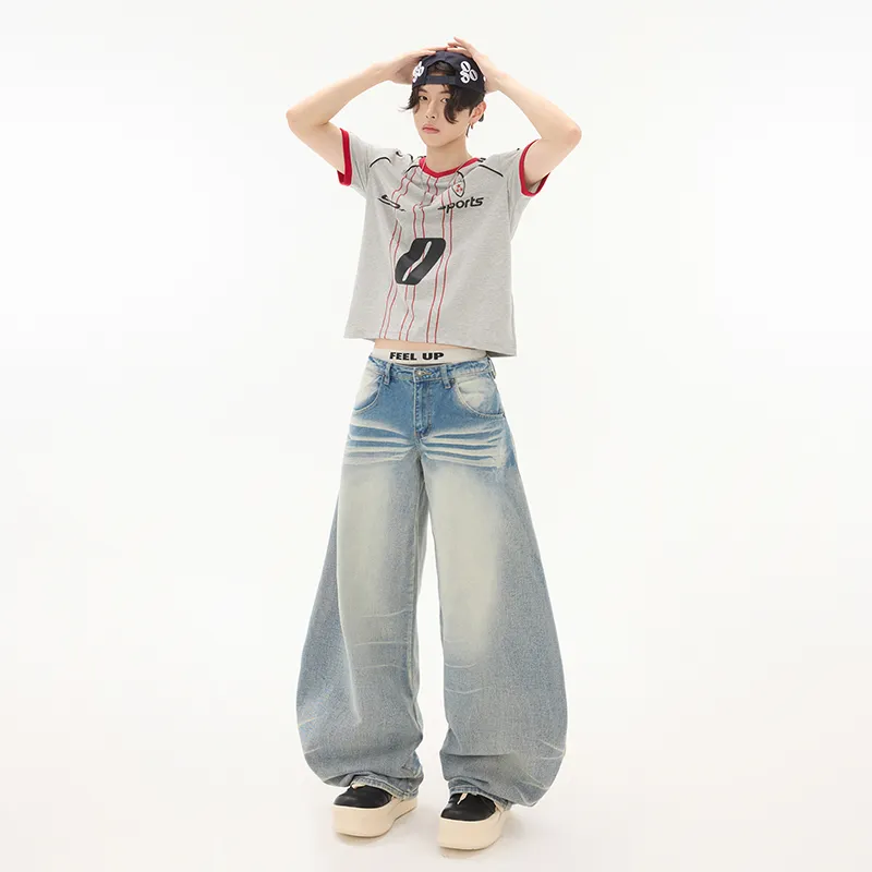 KLAMMKICKS Jeans Unisex Light Blue-3