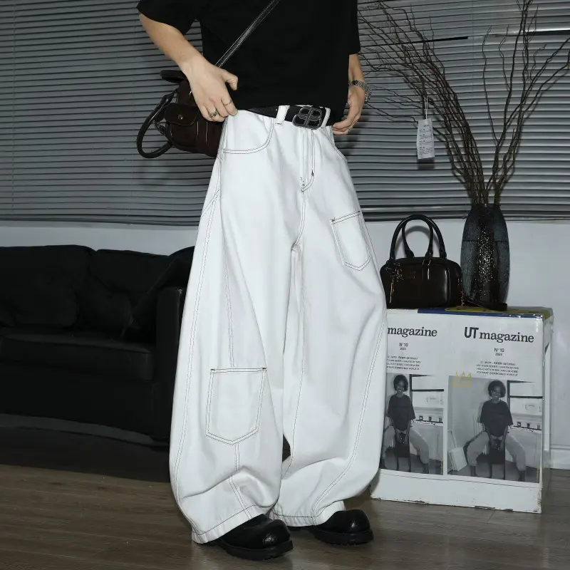 KLAMMKICKS Jeans Unisex White-1