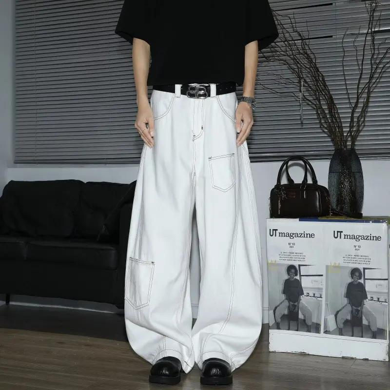 KLAMMKICKS Jeans Unisex White-3