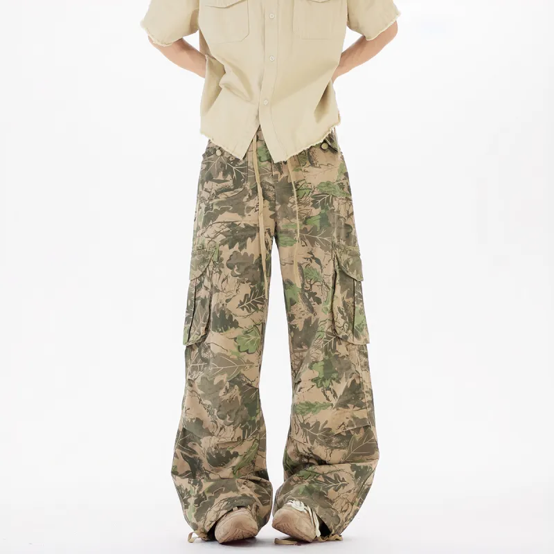KLAMMKICKS Cargo Pants Unisex Camouflage-2
