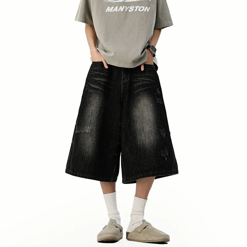 KLAMMKICKS Denim Shorts Unisex-3