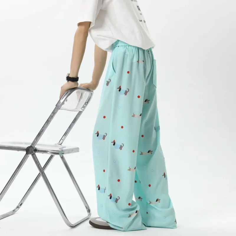 PAINT STAIN Casual Pants Unisex-14