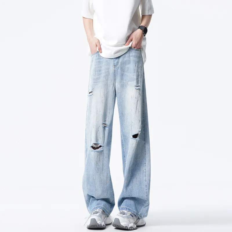 TINA GIA Jeans Men's Light Blue-1