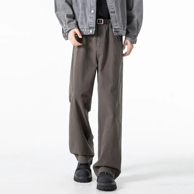 TINA GIA Casual Pants Unisex Khaki-12