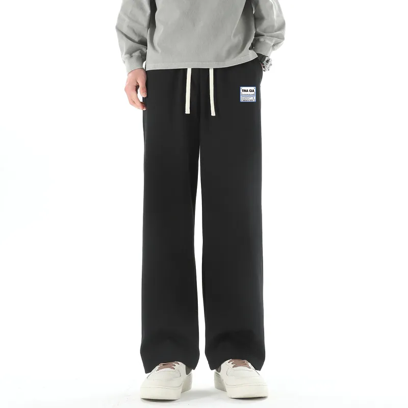 TINA GIA Knitted Sports Pants Unisex Dark Gray-4