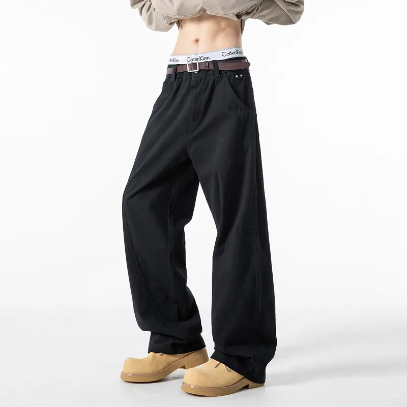 TINA GIA Casual Pants Unisex Khaki-2