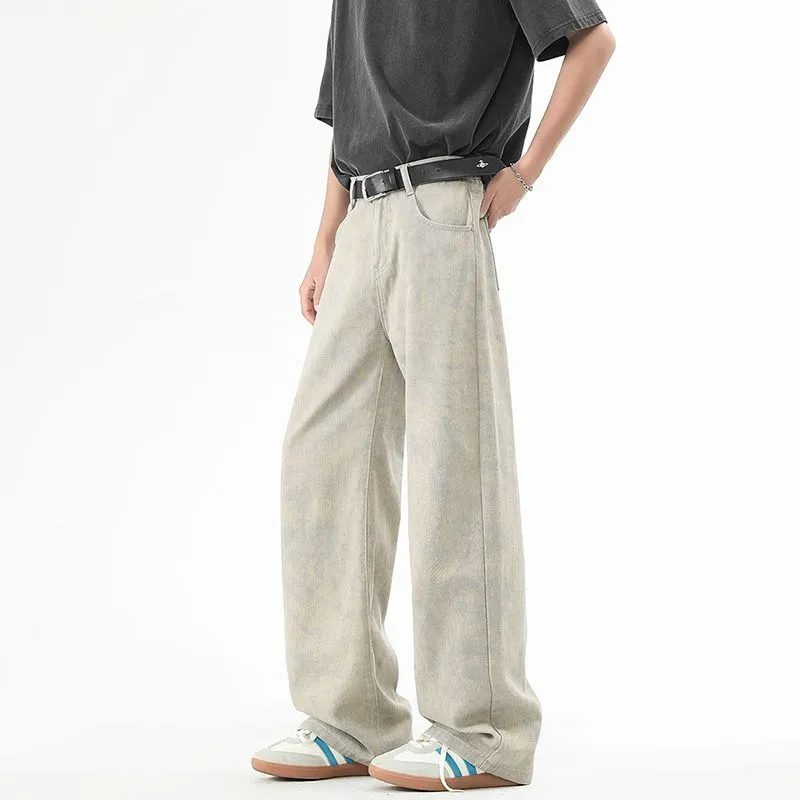 TINA GIA Jeans Men's Khaki Gray-3