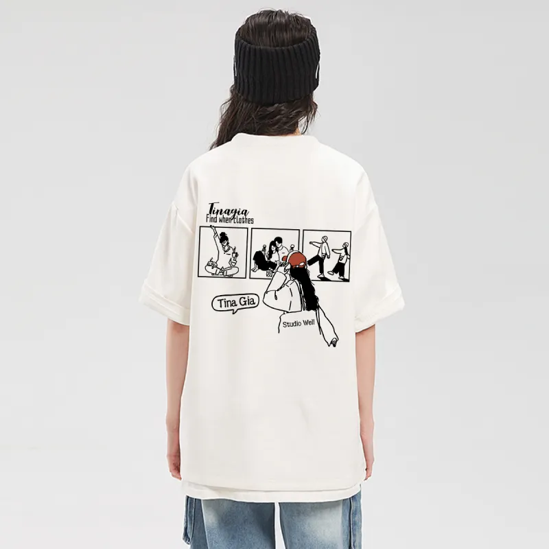 TINA GIA T Shirts Unisex-6