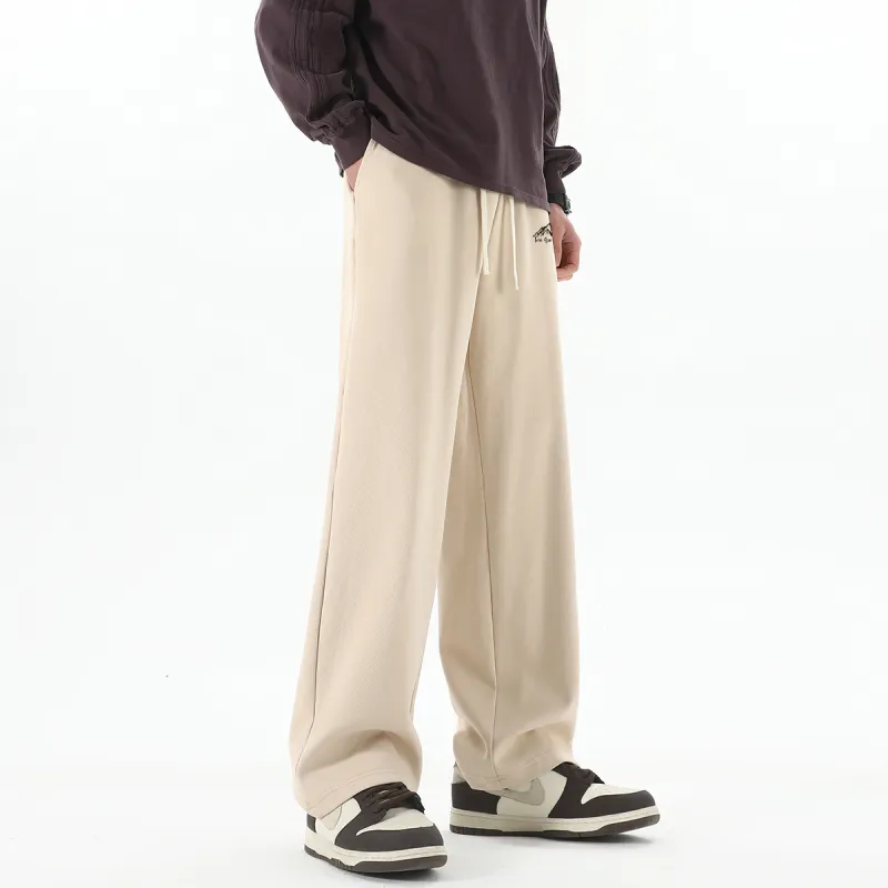 TINA GIA Knitted Sports Pants Unisex Khaki-7