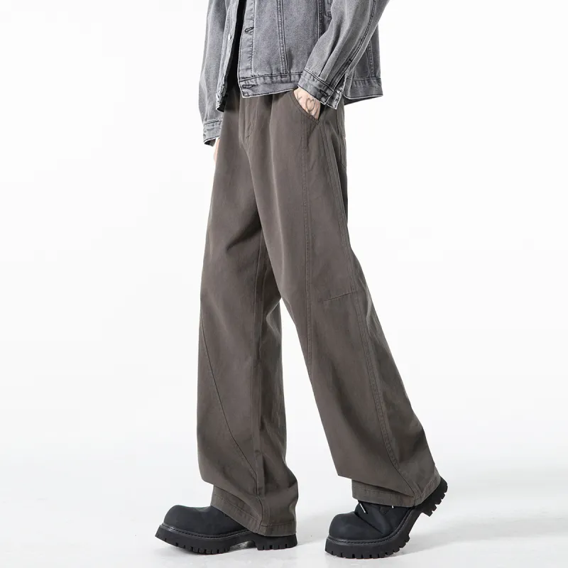 TINA GIA Casual Pants Unisex Khaki-13
