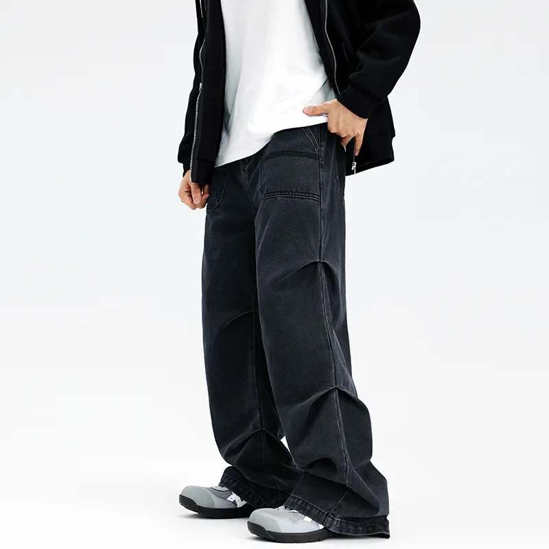 TINA GIA Jeans Unisex Black Gray-3