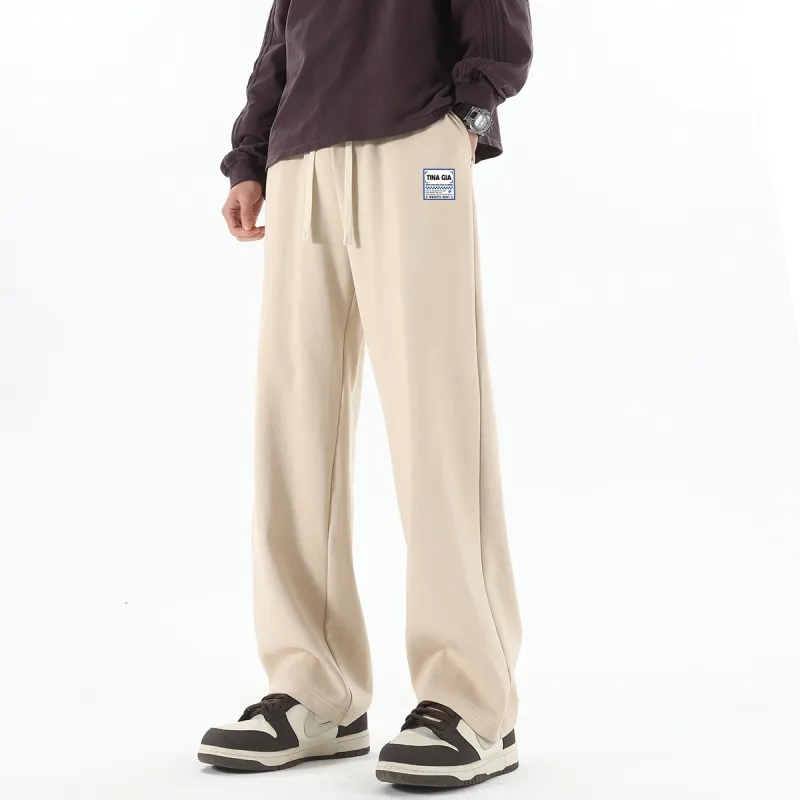TINA GIA Knitted Sports Pants Unisex Dark Gray-17