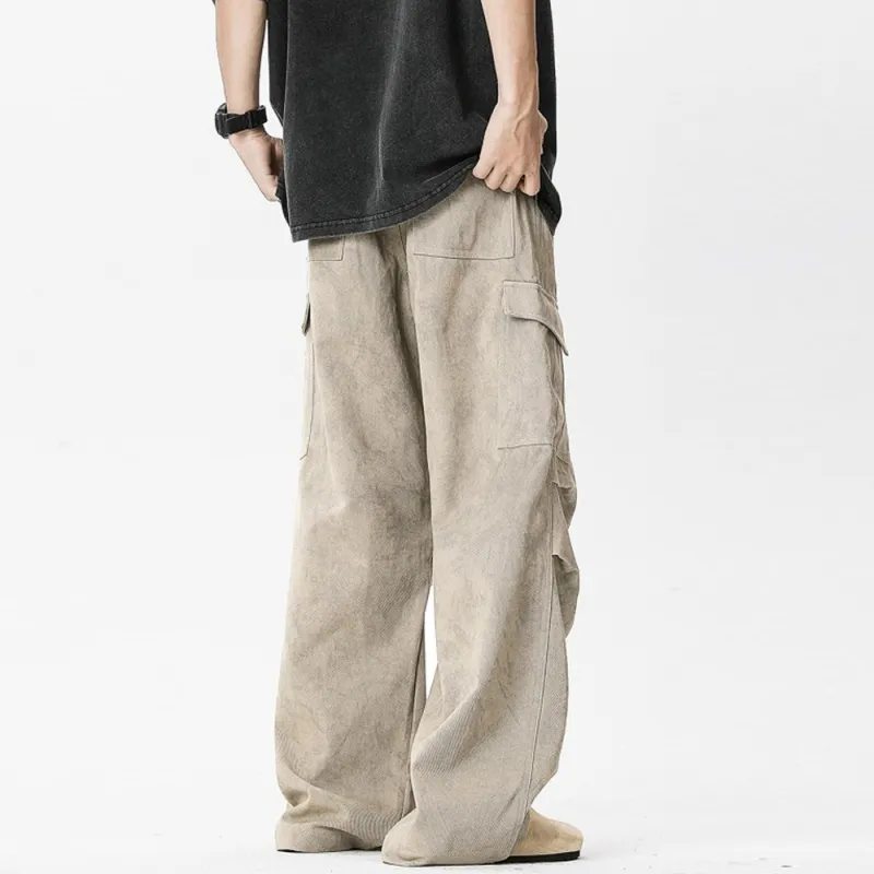 TINA GIA Casual Pants Men's Khaki-1