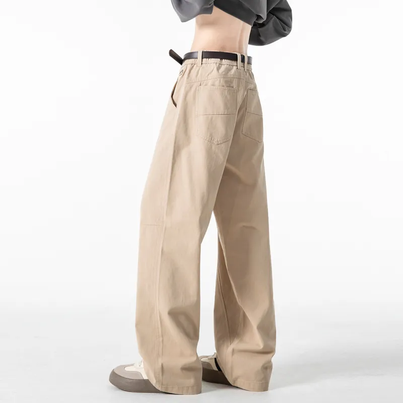 TINA GIA Casual Pants Unisex Khaki-7