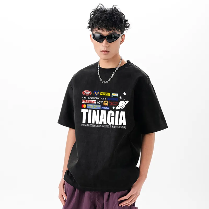 TINA GIA T Shirts Unisex-4
