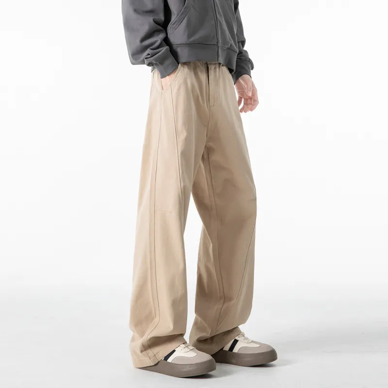 TINA GIA Casual Pants Unisex Khaki-8