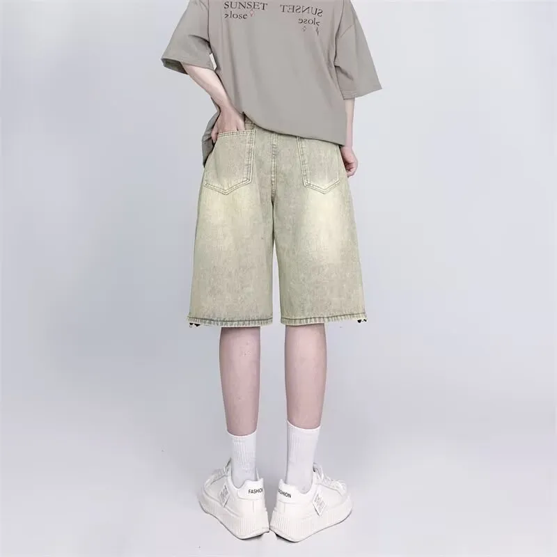 TINA GIA Denim Shorts Unisex Blue-6