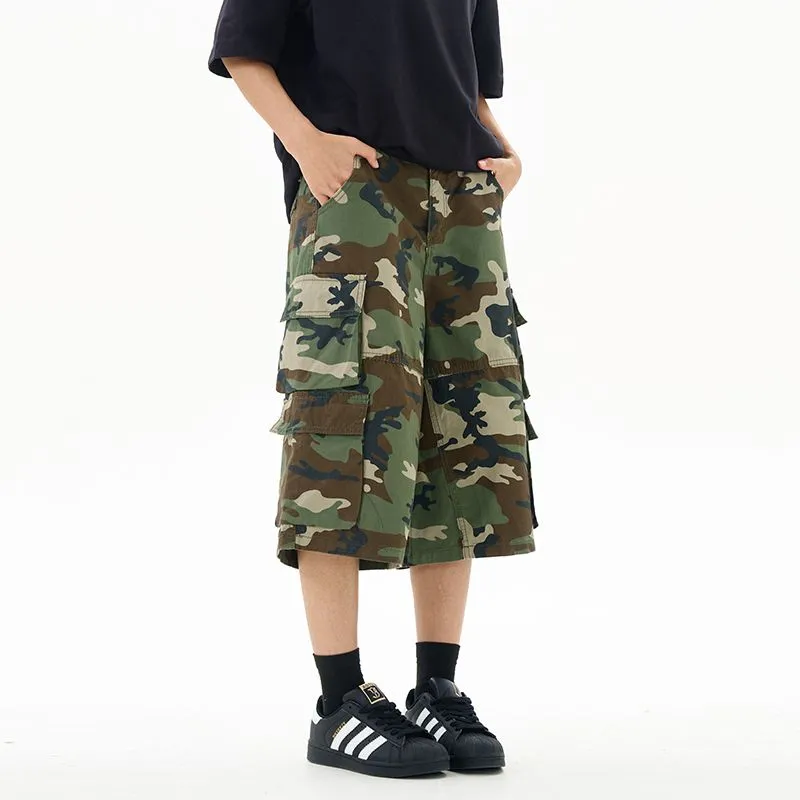 TINA GIA Cargo Shorts Men's Camouflage-4