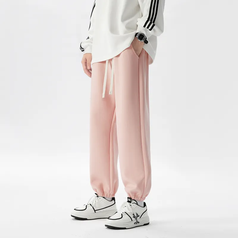 TINA GIA Knitted Sports Pants Unisex Black-11