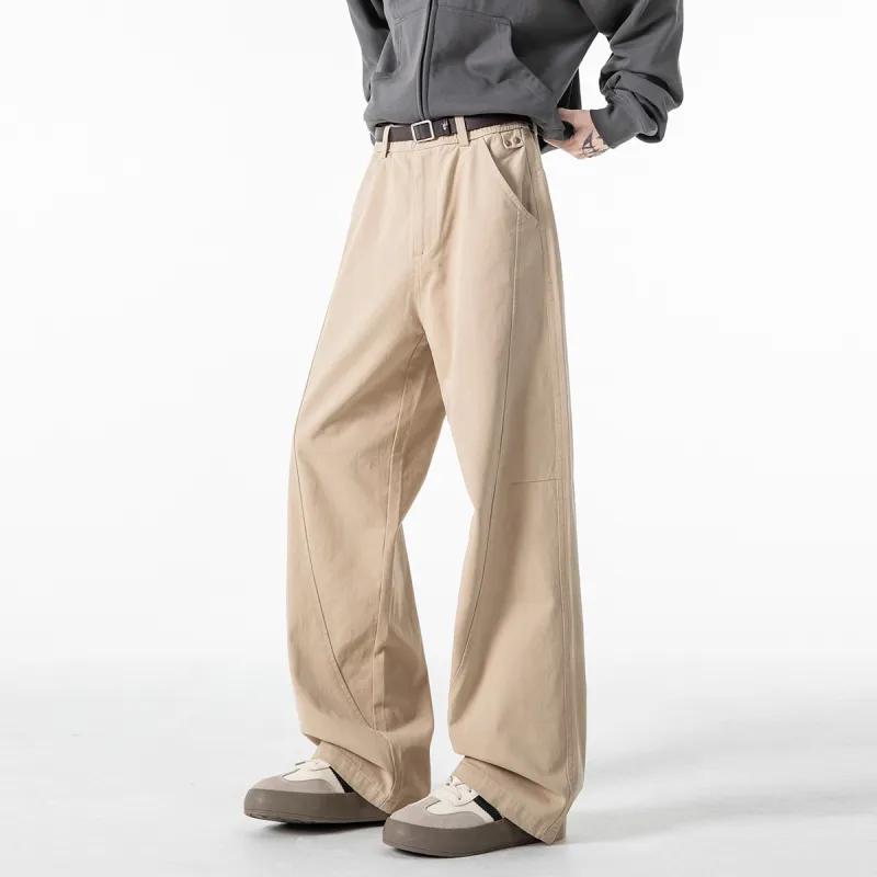 TINA GIA Casual Pants Unisex Khaki-5