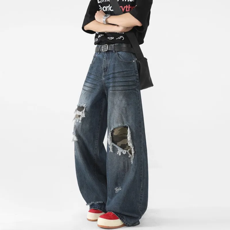 SUNSETMONENT Jeans Unisex Blue-2