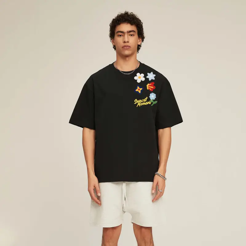 SUNSETMONENT Short Sleeved T Shirts Unisex-3