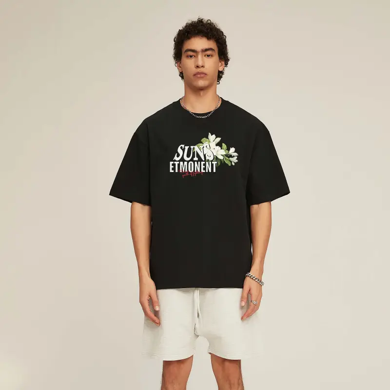 SUNSETMONENT Short Sleeved T Shirts Unisex-3