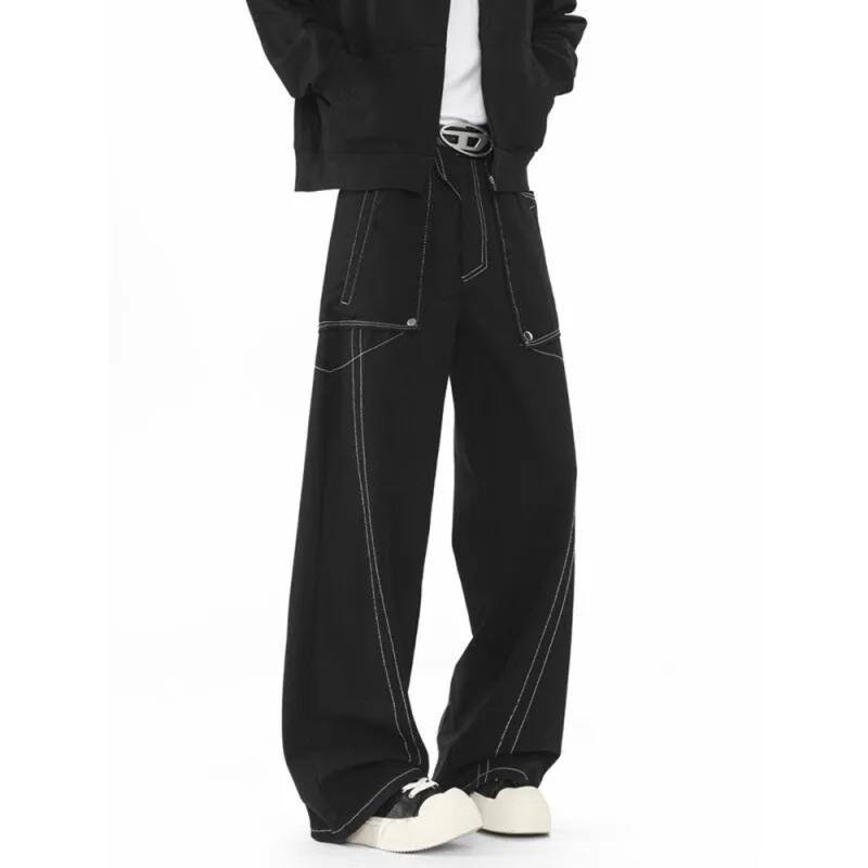 SUNSETMONENT Jeans Unisex Black-3