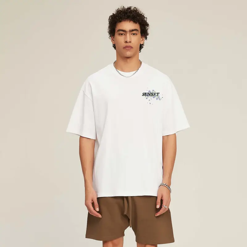 SUNSETMONENT Short Sleeved T Shirts Unisex-7
