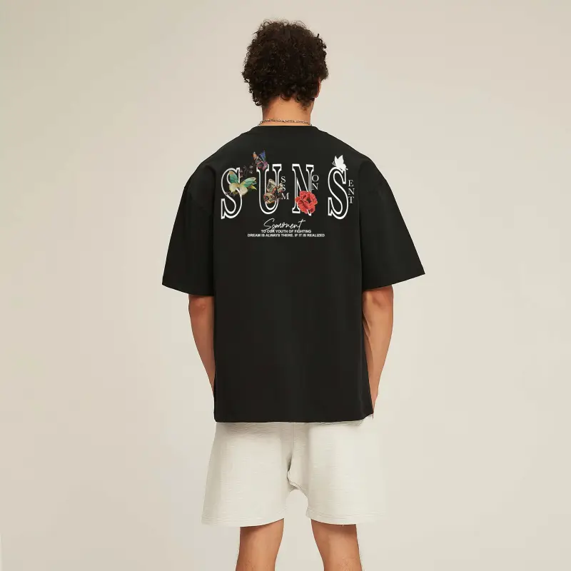SUNSETMONENT Short Sleeved T Shirts Unisex-2