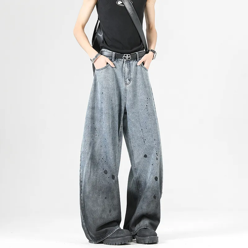SUNSETMONENT Jeans Unisex Blue-5