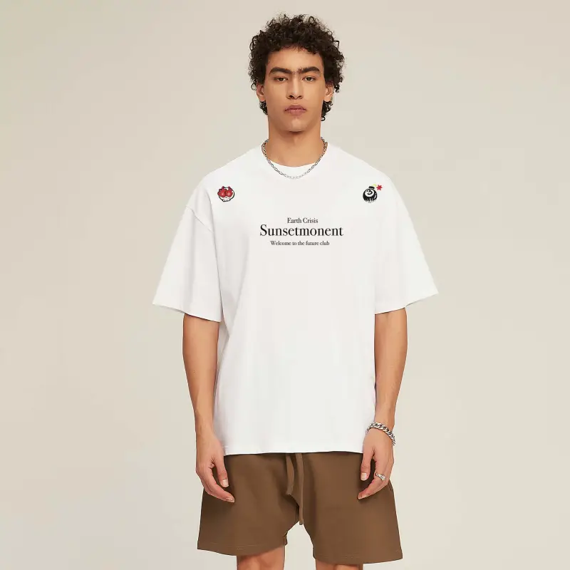 SUNSETMONENT Short Sleeved T Shirts Unisex-7
