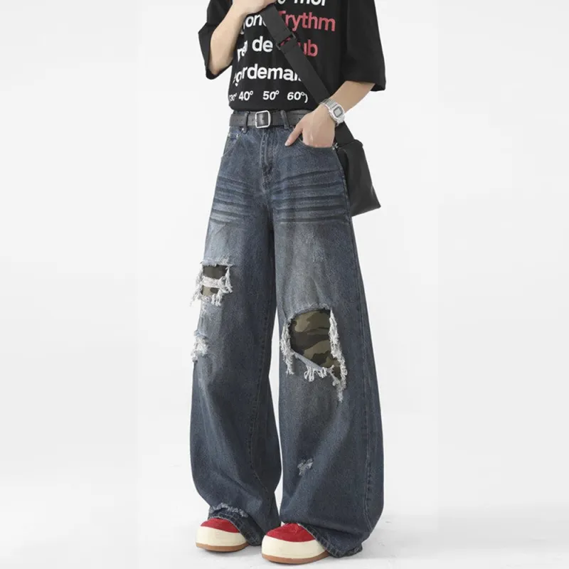 SUNSETMONENT Jeans Unisex Blue-3