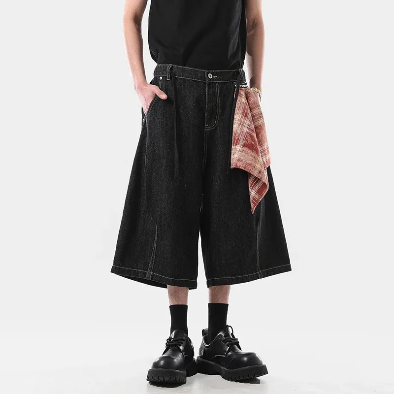 SUNSETMONENT Denim Shorts Unisex-4