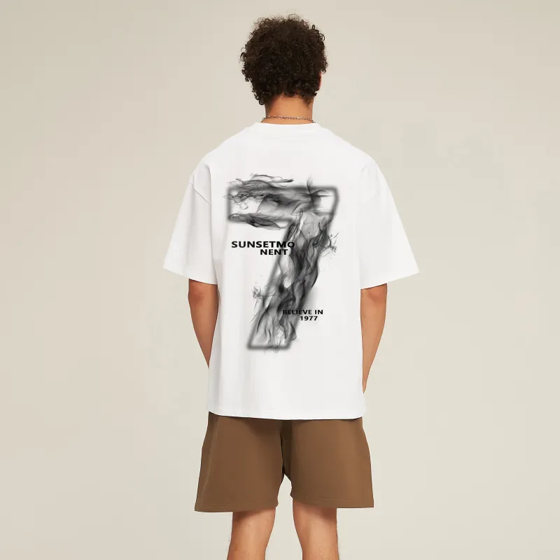 SUNSETMONENT Short Sleeved T Shirts Unisex-6