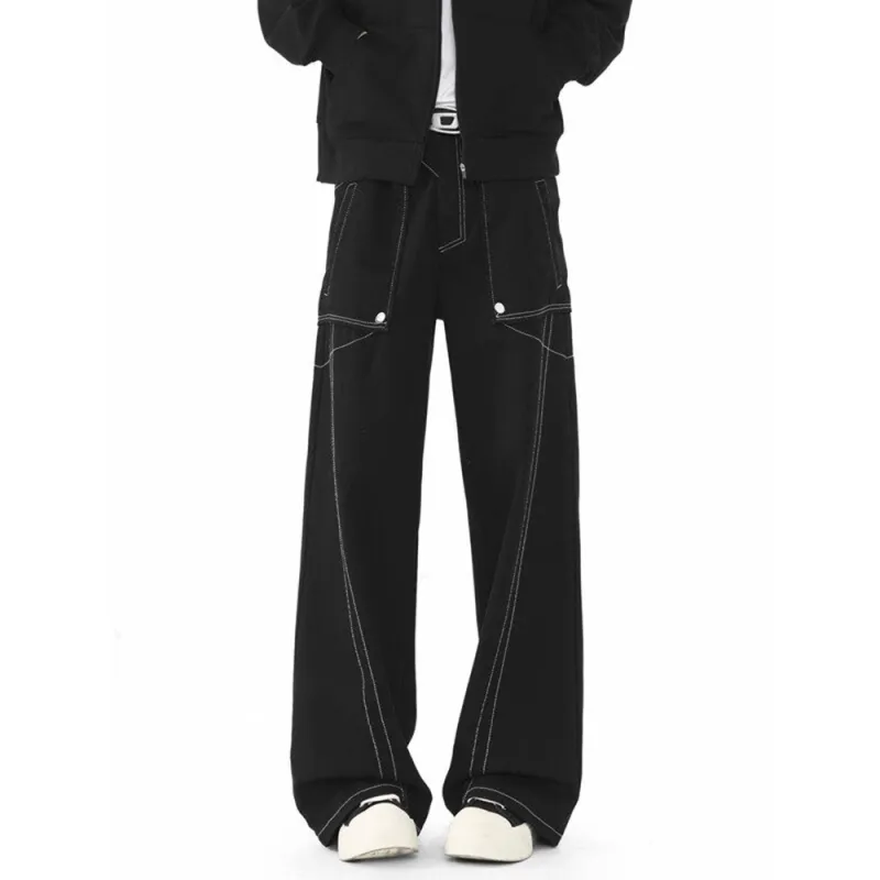 SUNSETMONENT Jeans Unisex Black-1