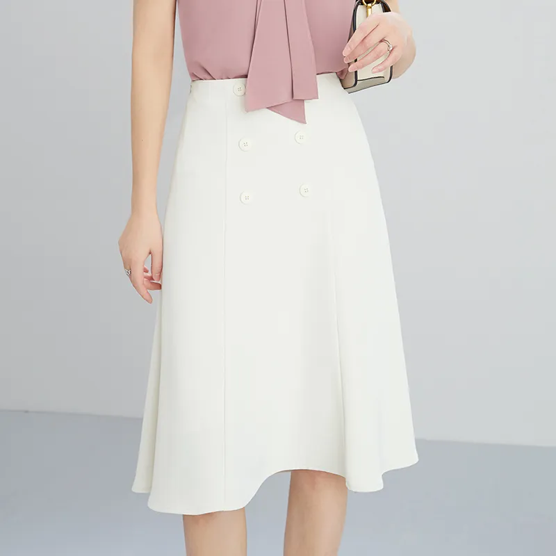 Lucybaily Casual Long Skirts Women's-3
