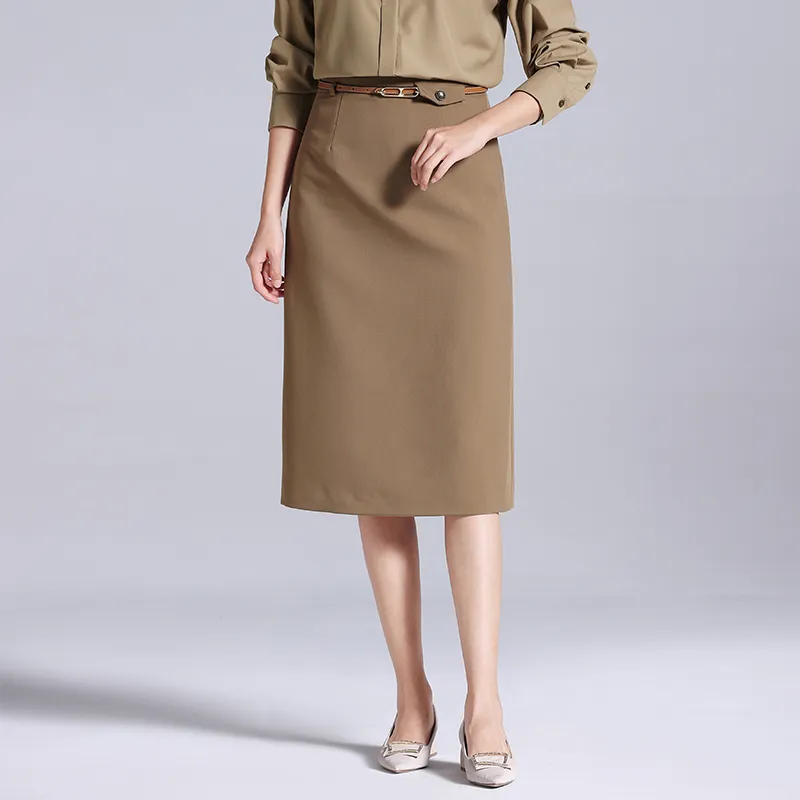 Lucybaily Casual Long Skirts Women's-7
