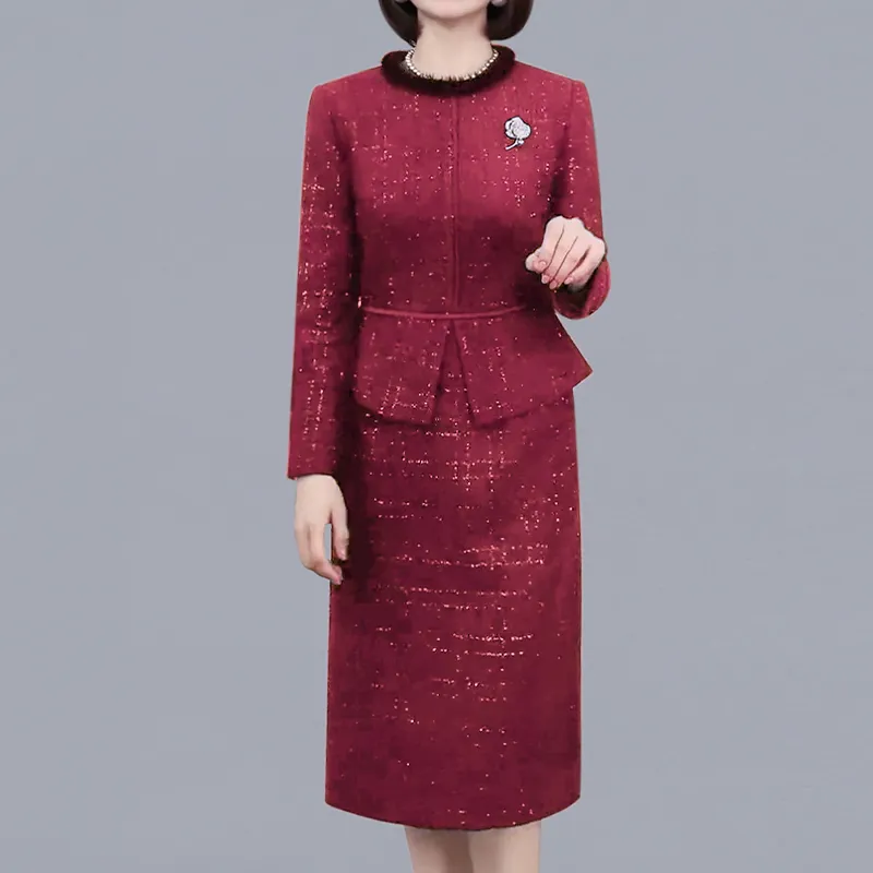 Lucybaily Long Sleeved Dresses Women's-2