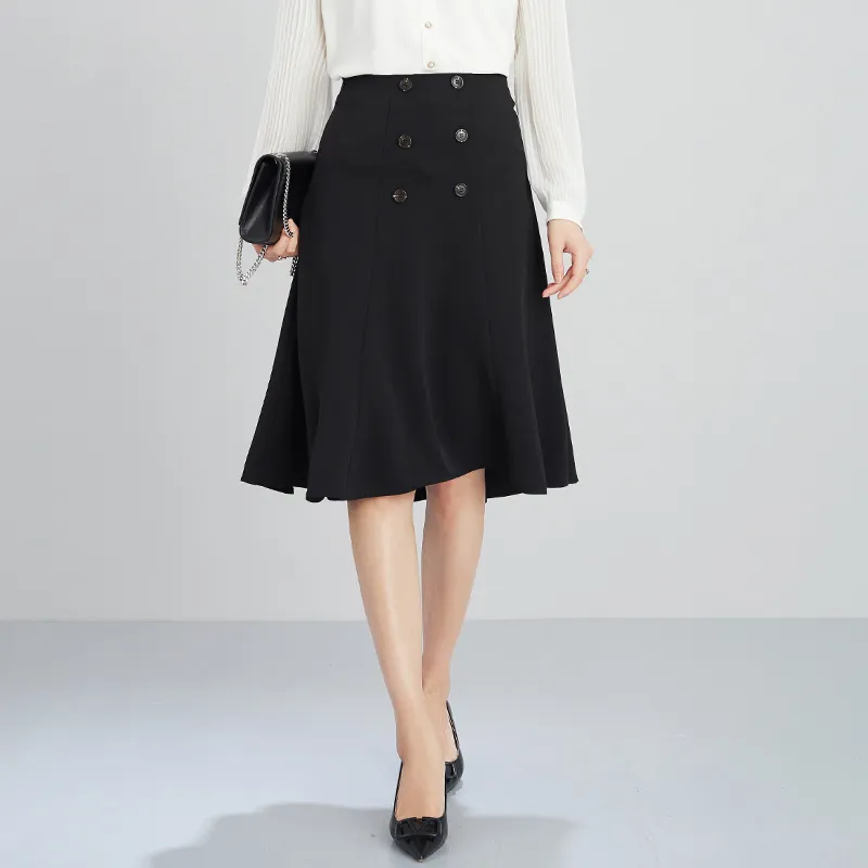 Lucybaily Casual Long Skirts Women's-6