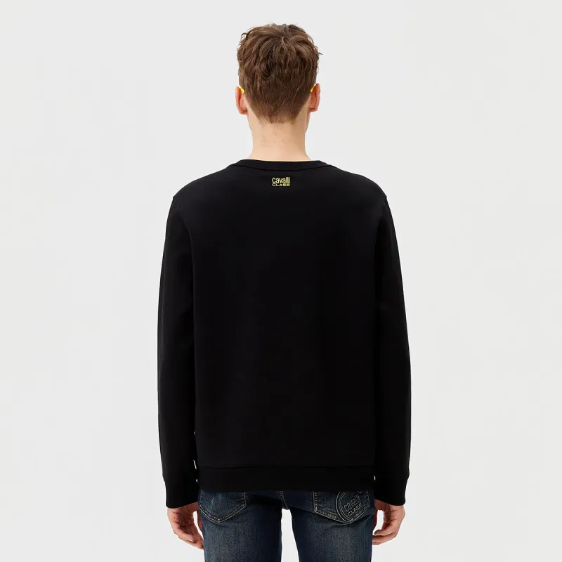 Cavalli Class Sweatshirt Men's Black-3